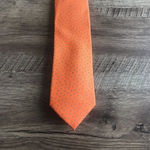 MAKE AN OFFER! Jos. A Bank Orange Tie 100% Silk